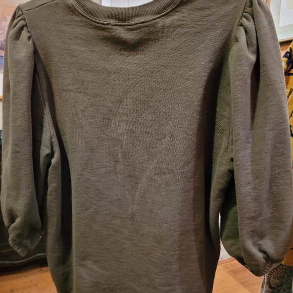 ética Marie Puff Sleeve Sweatshirt - Sea Turtle - Medium - Picture 3 of 5